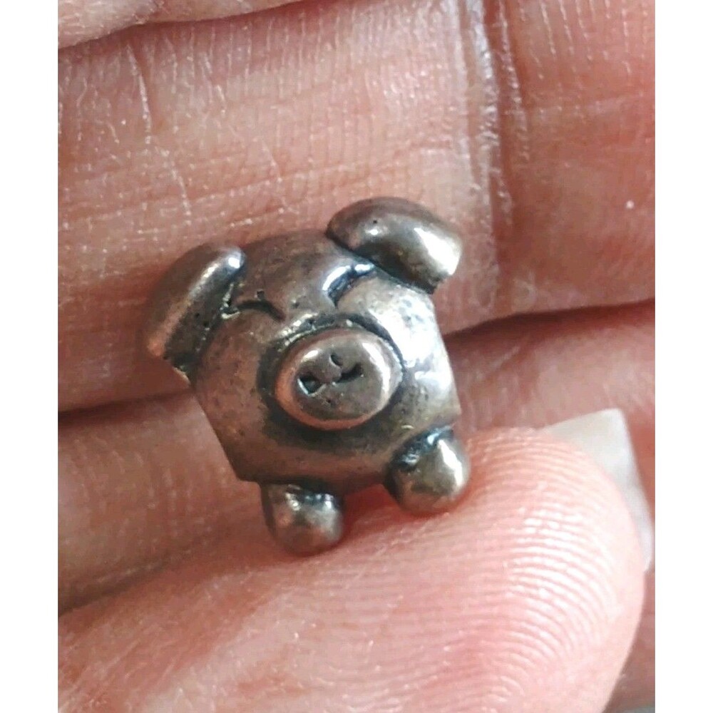 Michael Anthony Sterling Silver 925 Pig Italy Charm